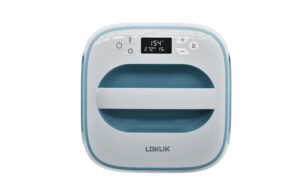 Loklik Transferpresse Easy weiss/blau