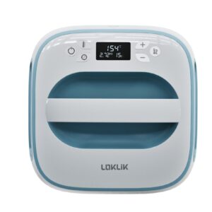 Loklik Transferpresse Easy weiss/blau